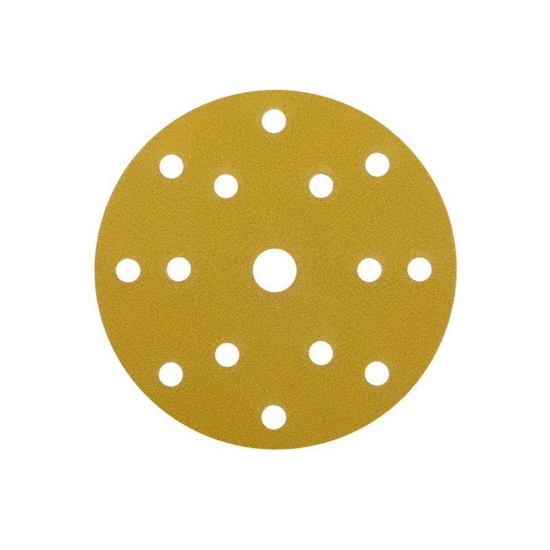 6-inch 15-hole yellow flocked sandpaper