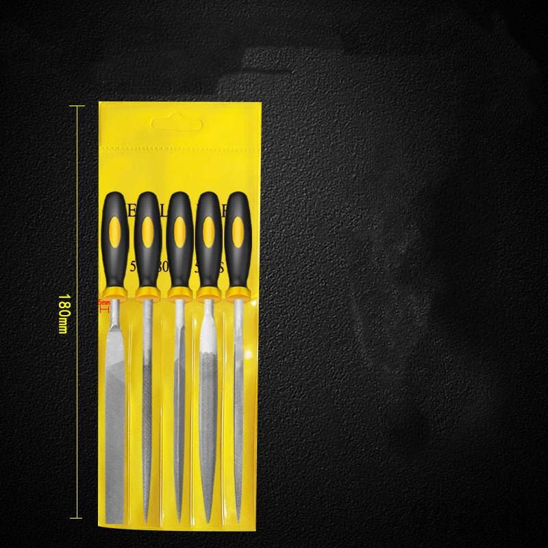 Assorted woodworking sanding and filing tool set