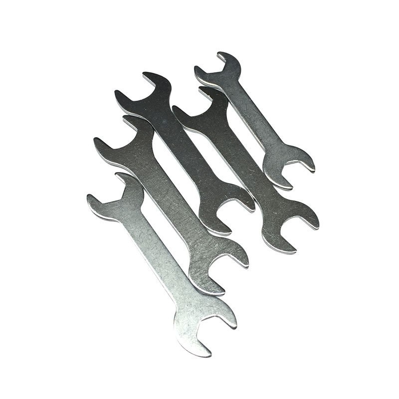 Double-ended open-end electroplated wrench