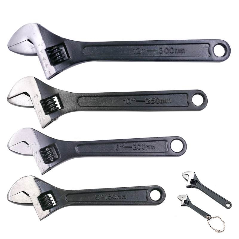 Hardware manufacturers supply adjustable wrenches