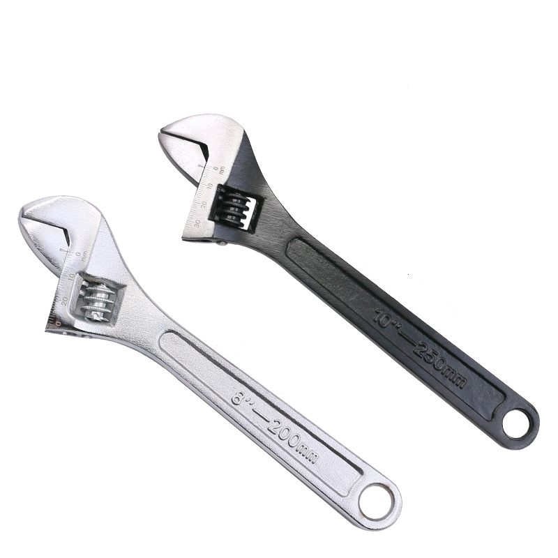 Hardware manufacturers supply adjustable wrenches