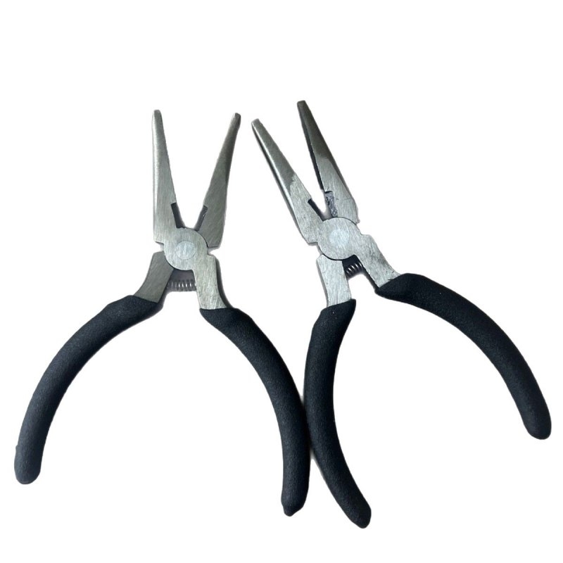 Industrial-grade 4.5-inch mini needle-nose pliers