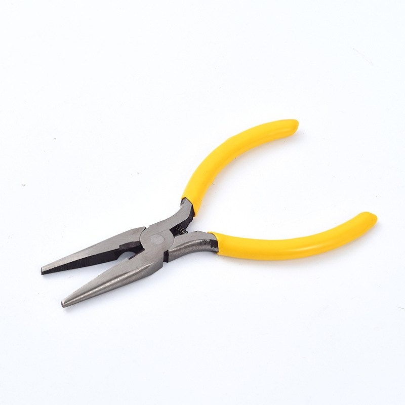 Industrial-grade 4.5-inch mini needle-nose pliers
