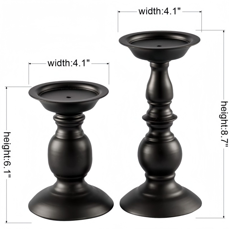 Black Gold and Silver candle holder wholesale