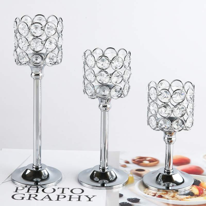 Crystal candle cups