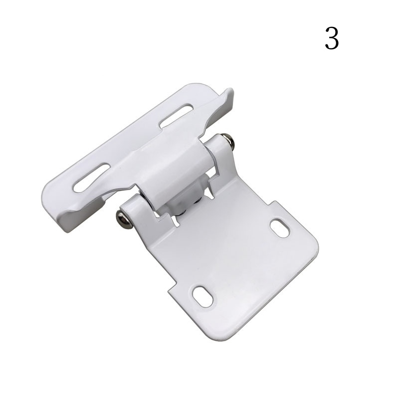Half-cover straight arm spring hinge