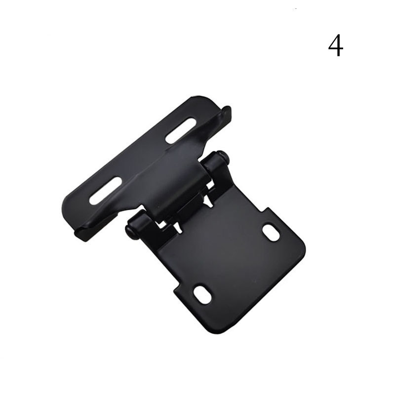 Half-cover straight arm spring hinge