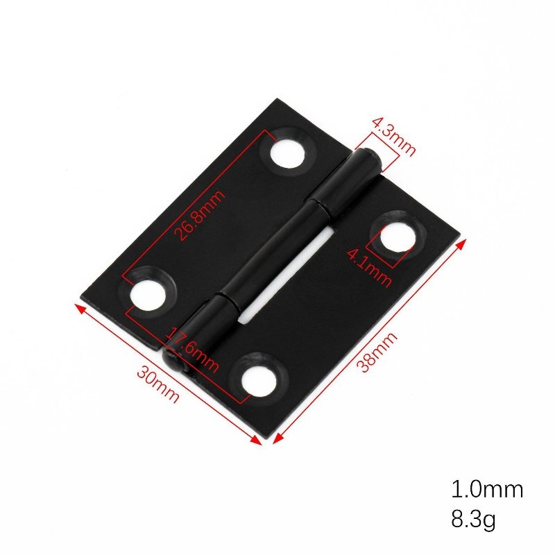 Stainless steel black plated small hinge