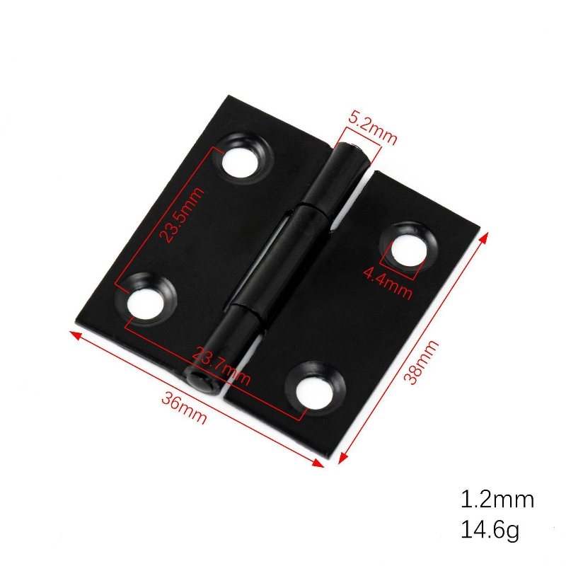 Stainless steel black plated small hinge wholesale