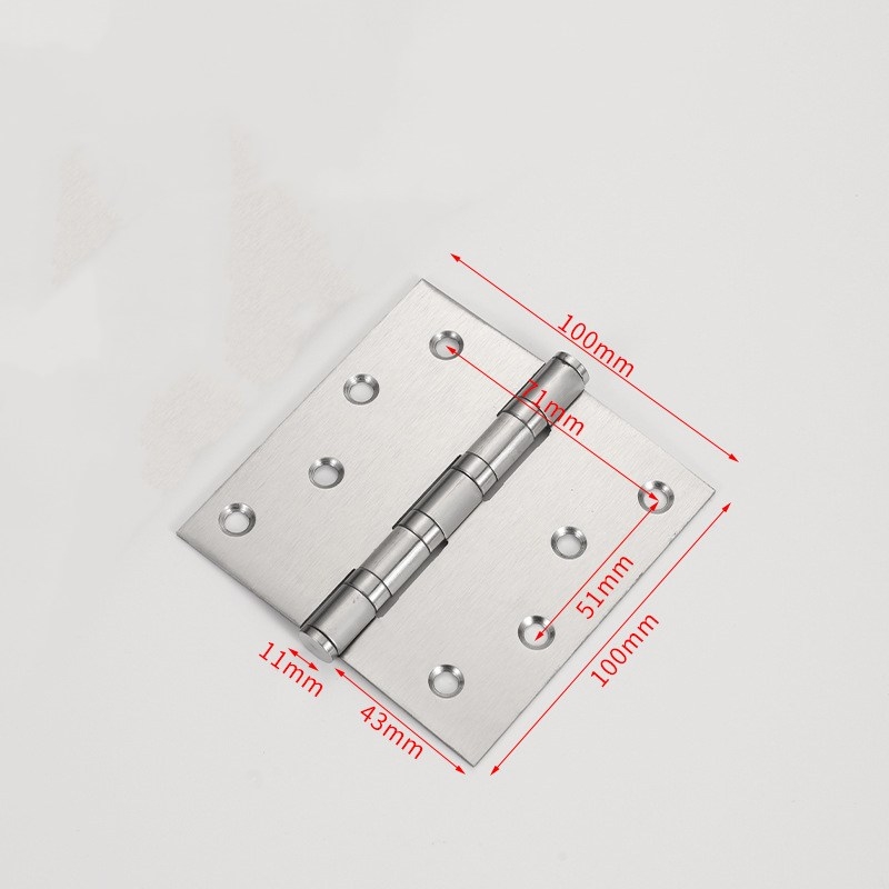 3-inch, 3.5-inch, 4-inch, and 5-inch stainless steel silent hinges