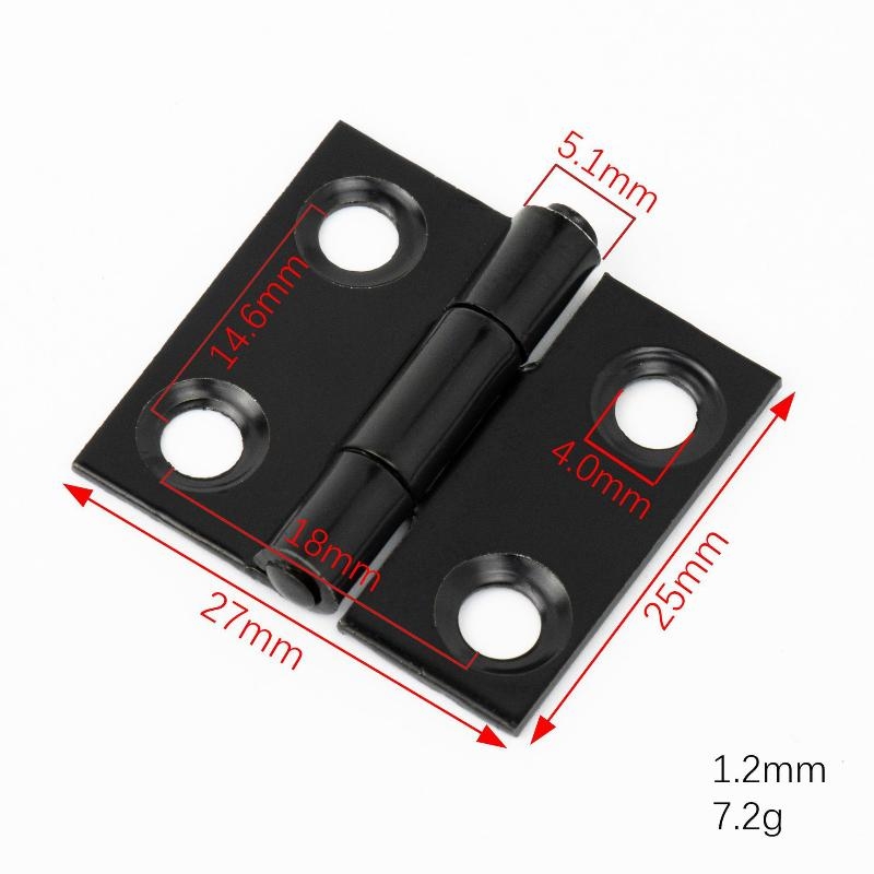 Stainless steel black plated small hinge wholesale