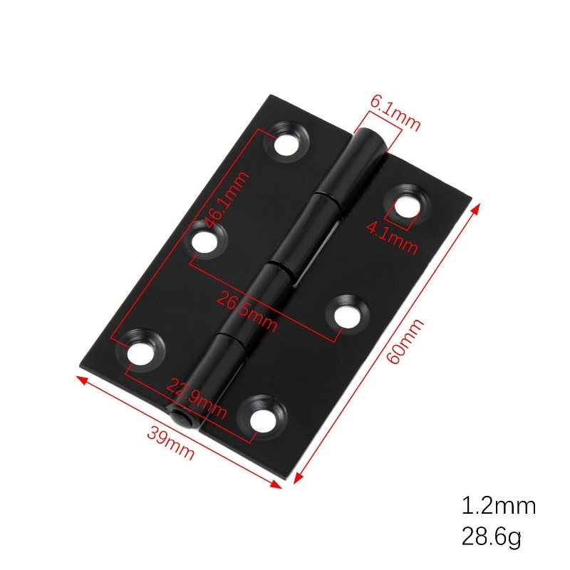 Stainless steel black plated small hinge