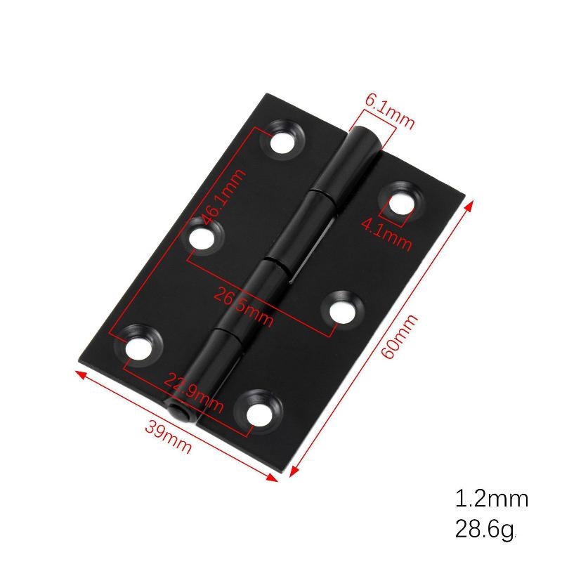 Stainless steel black plated small hinge wholesale