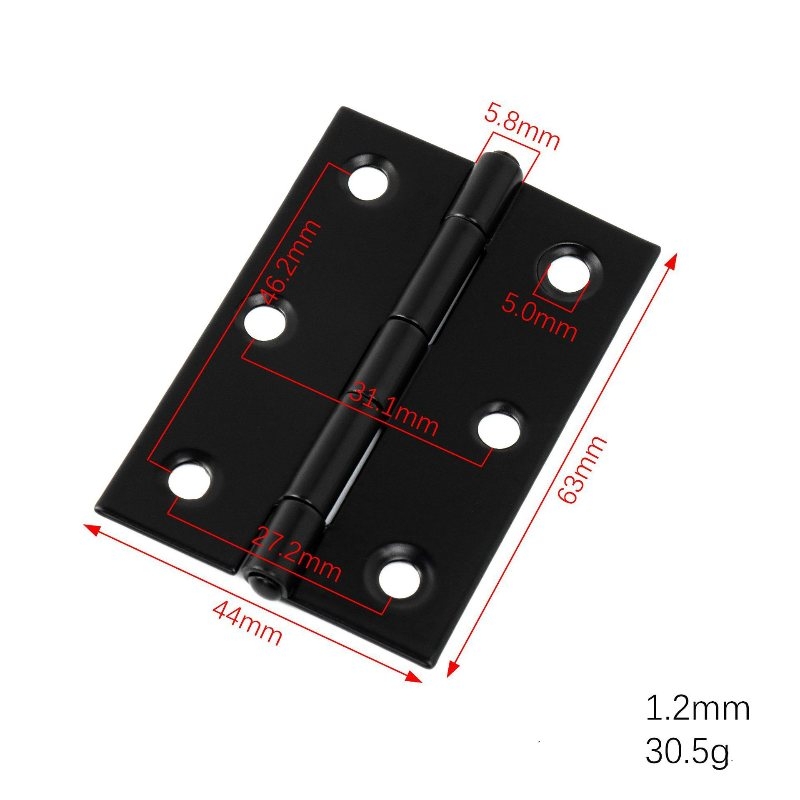 Stainless steel black plated small hinge