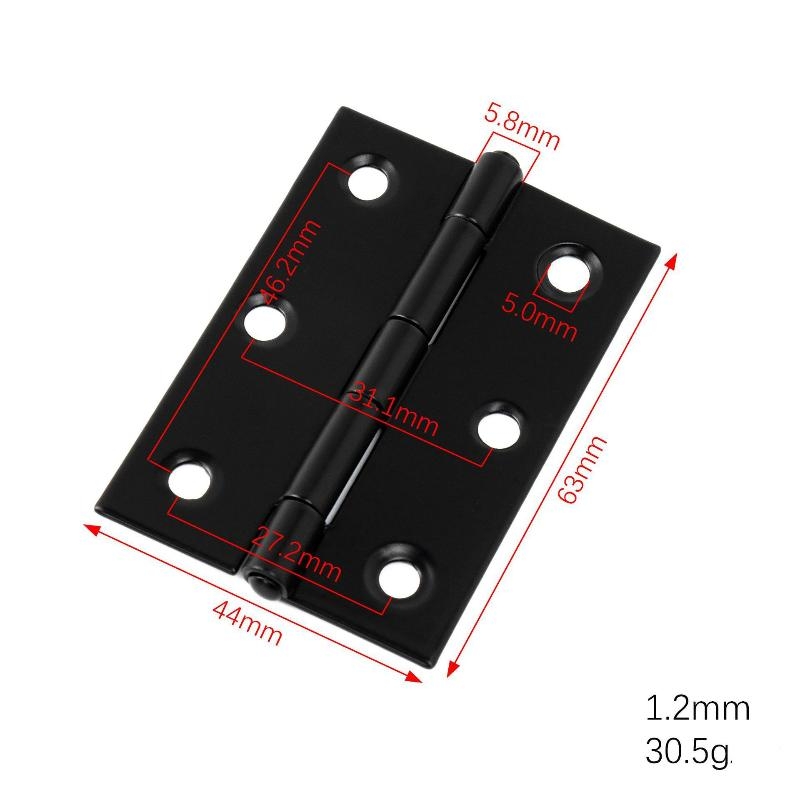 Stainless steel black plated small hinge wholesale