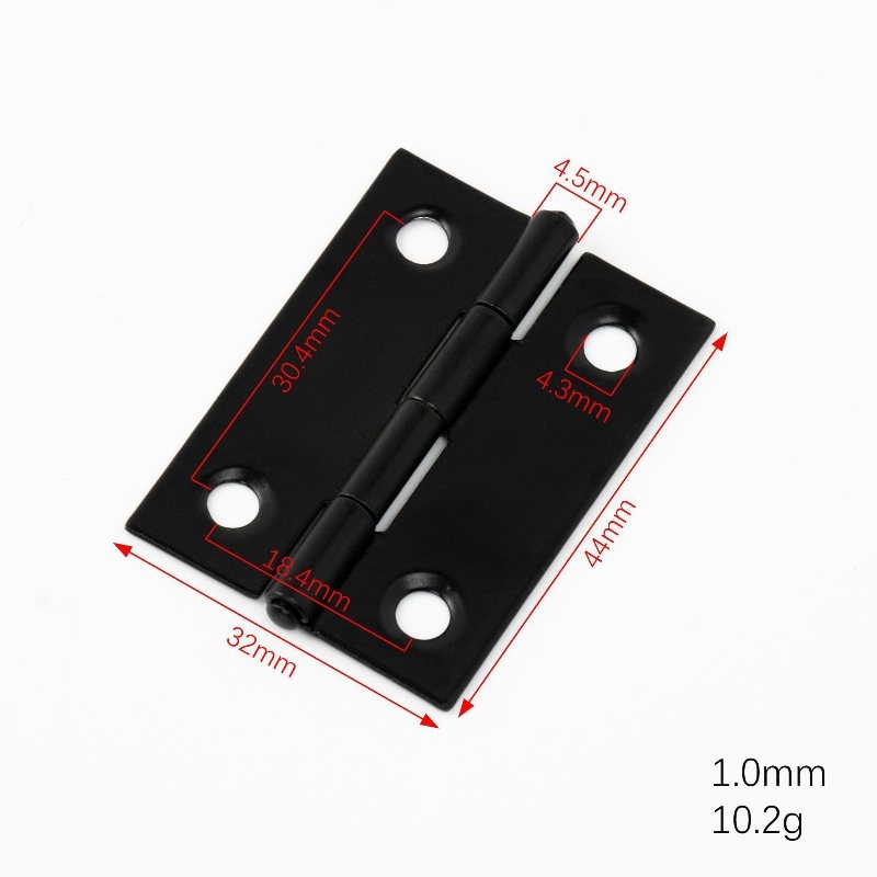 Stainless steel black plated small hinge
