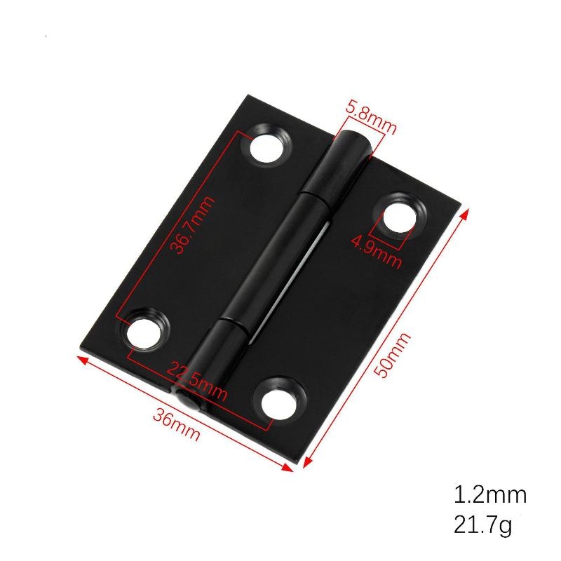 Stainless steel black plated small hinge wholesale