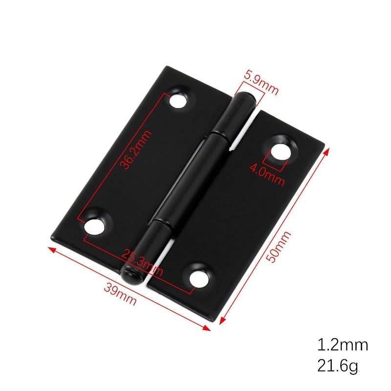 Stainless steel black plated small hinge wholesale