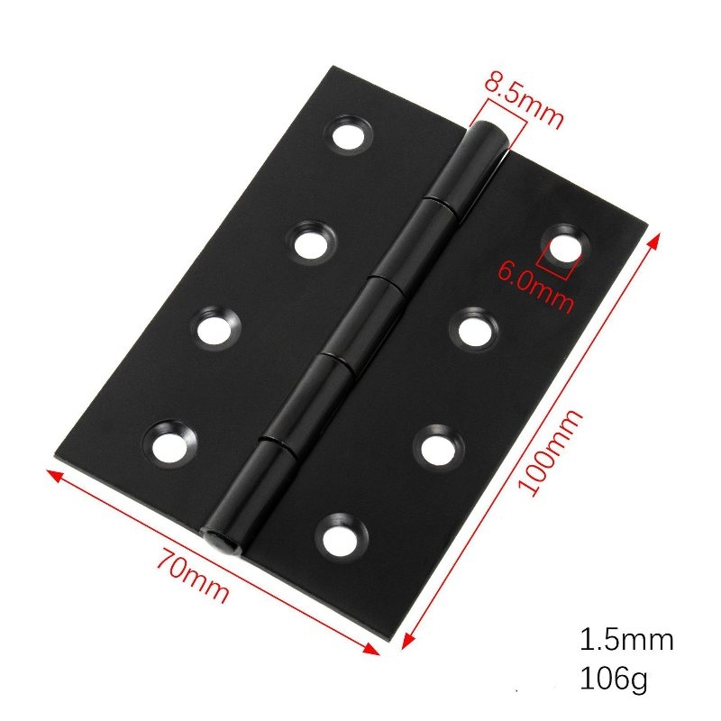 Stainless steel black plated small hinge