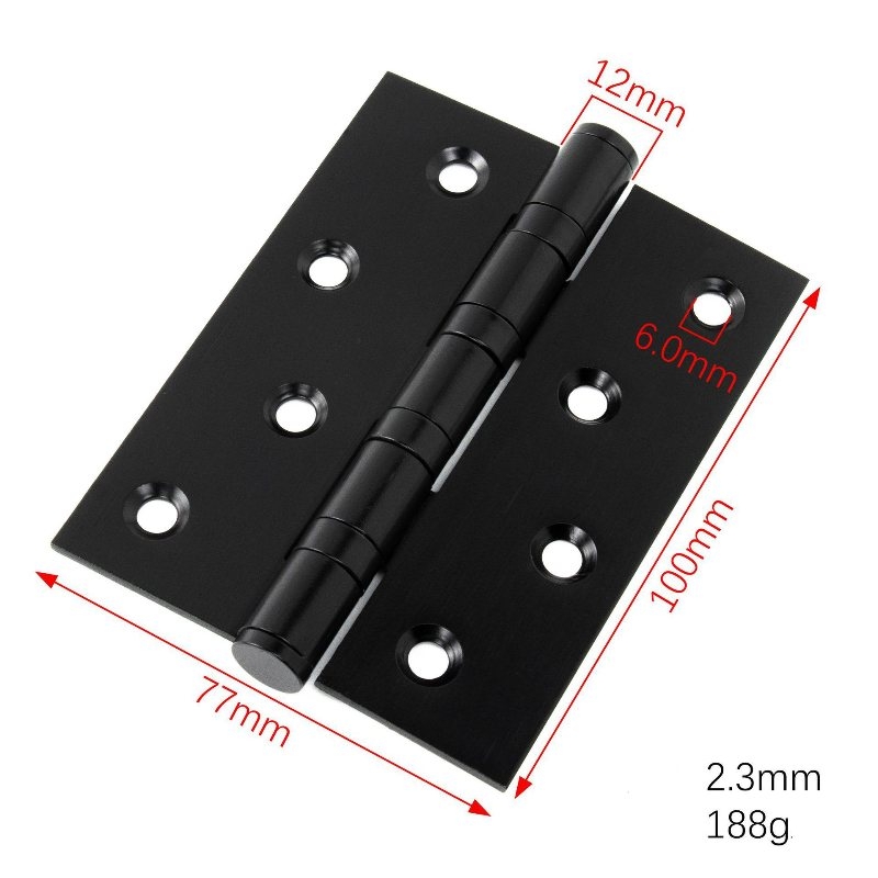 Stainless steel black plated small hinge