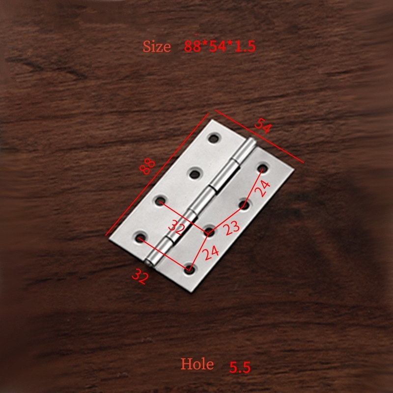 1-inch, 1.5-inch, 2-inch, 2.5-inch, 3-inch, 4-inch hinges