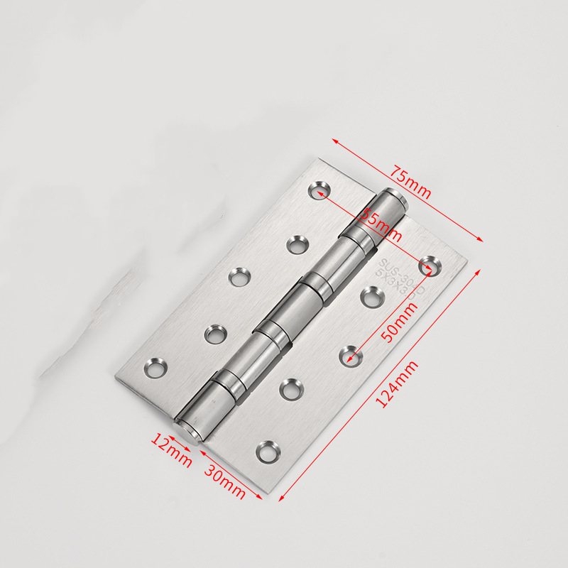 3-inch, 3.5-inch, 4-inch, and 5-inch stainless steel silent hinges