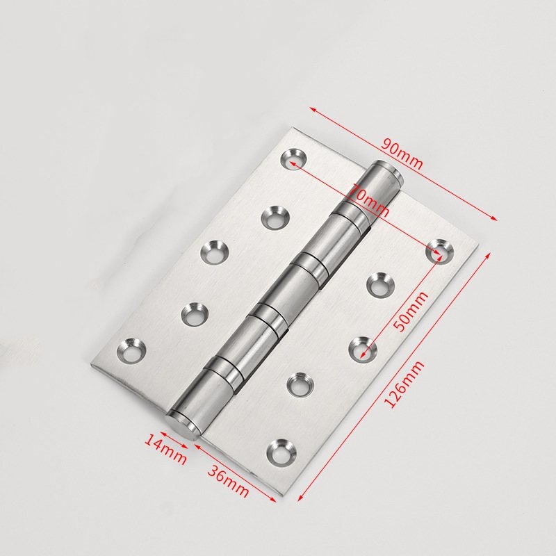 3-inch, 3.5-inch, 4-inch, and 5-inch stainless steel silent hinges