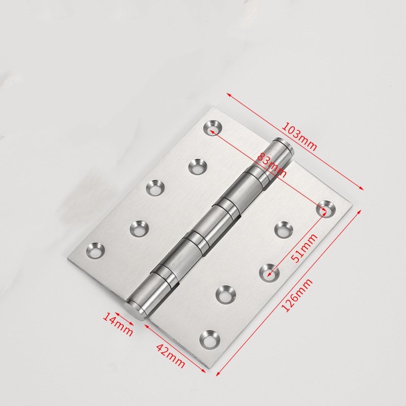 3-inch, 3.5-inch, 4-inch, and 5-inch stainless steel silent hinges