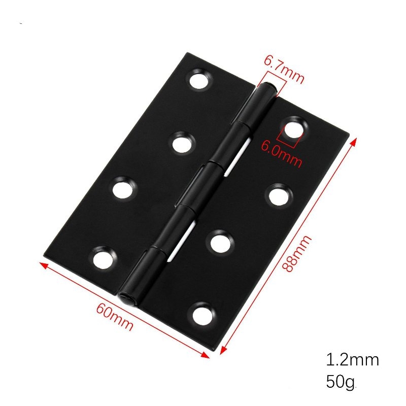 Stainless steel black plated small hinge