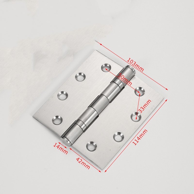 3-inch, 3.5-inch, 4-inch, and 5-inch stainless steel silent hinges