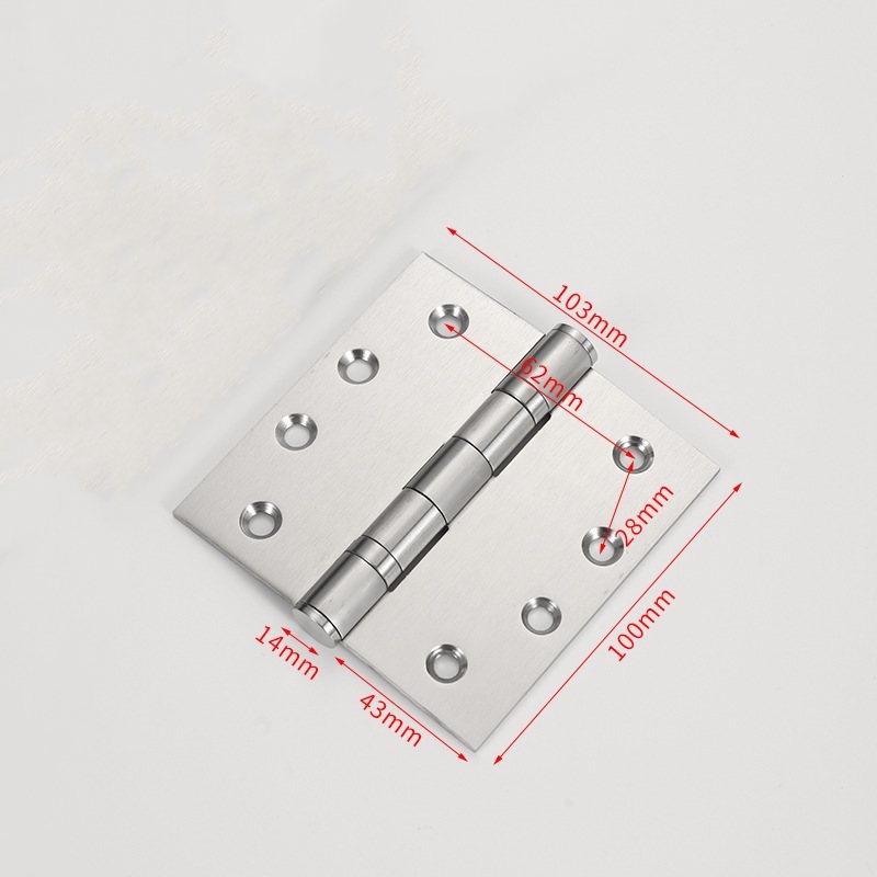 3-inch, 3.5-inch, 4-inch, and 5-inch stainless steel silent hinges