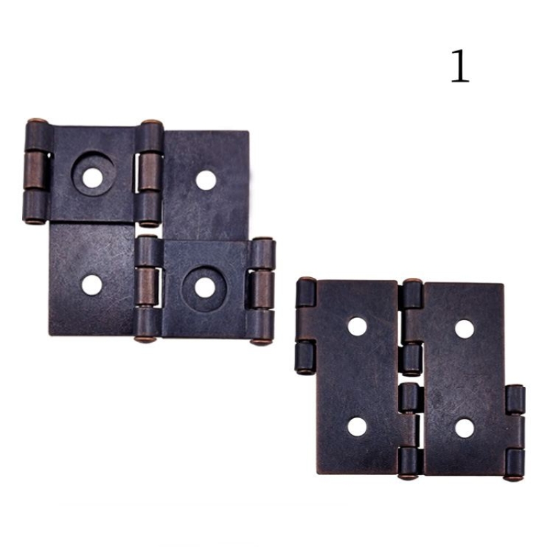 Double-sided double-opening hinge