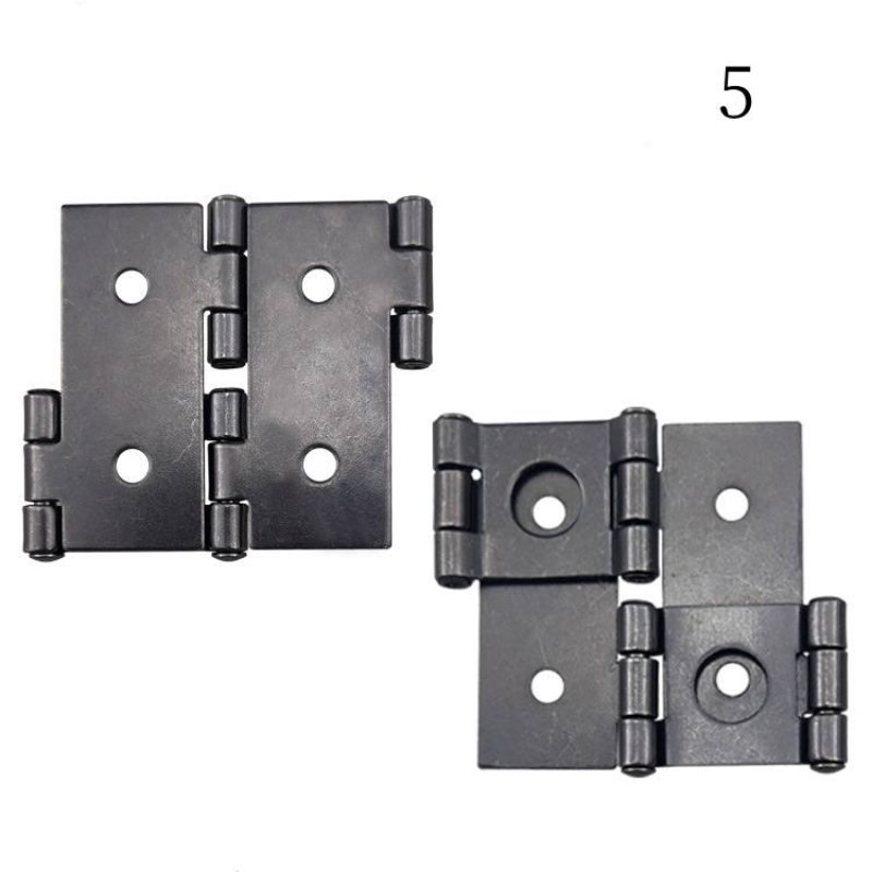 Double-sided double-opening hinge