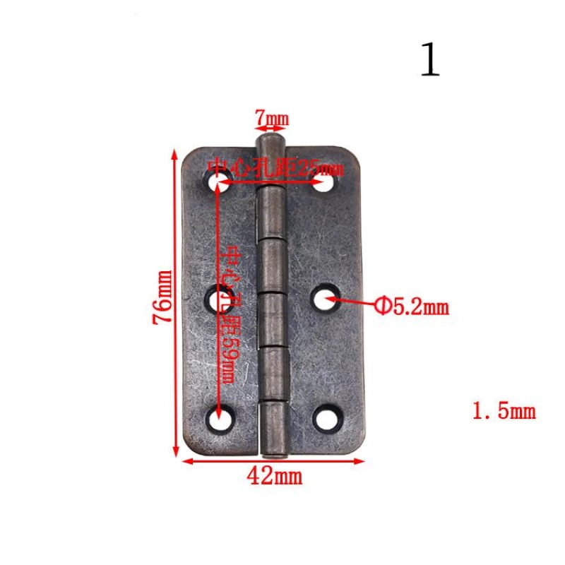 Wholesale 3-inch rounded corner iron hinges