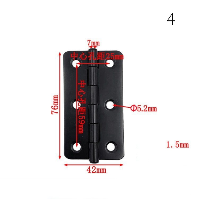 Wholesale 3-inch rounded corner iron hinges