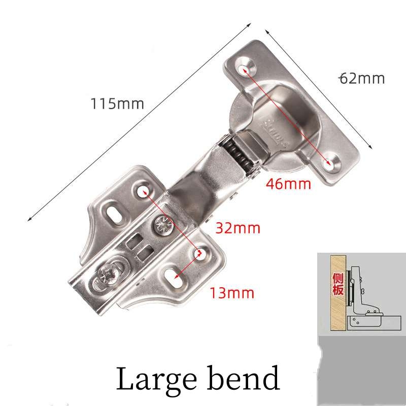 Cold-rolled steel hydraulic hinge wholesale
