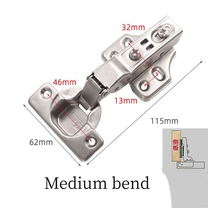 Cold-rolled steel hydraulic hinge wholesale