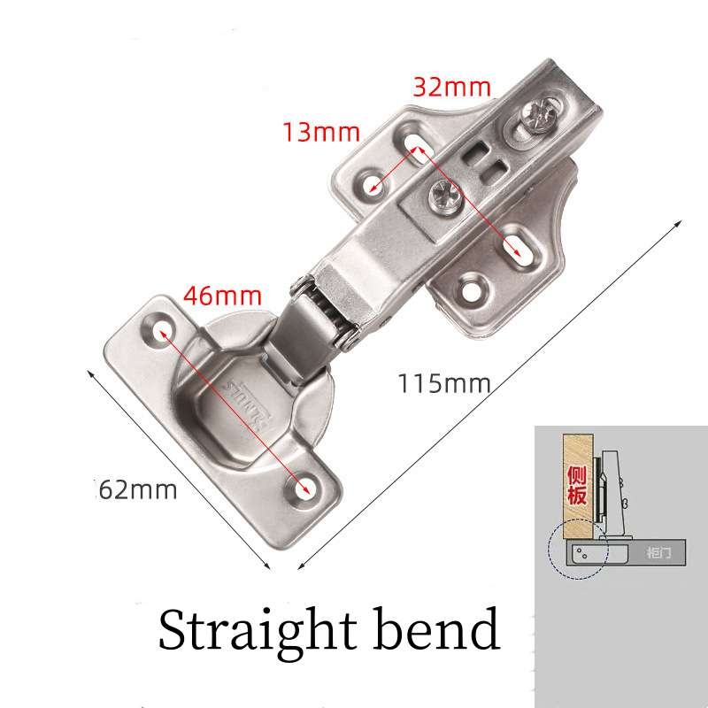Cold-rolled steel hydraulic hinge wholesale