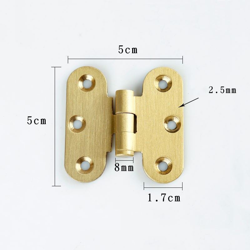 Butterfly-shaped folding hinge