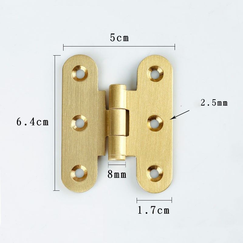 Butterfly-shaped folding hinge