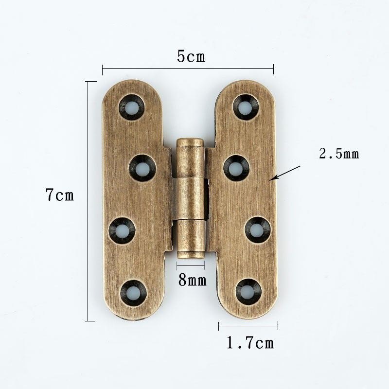 Butterfly-shaped folding hinge