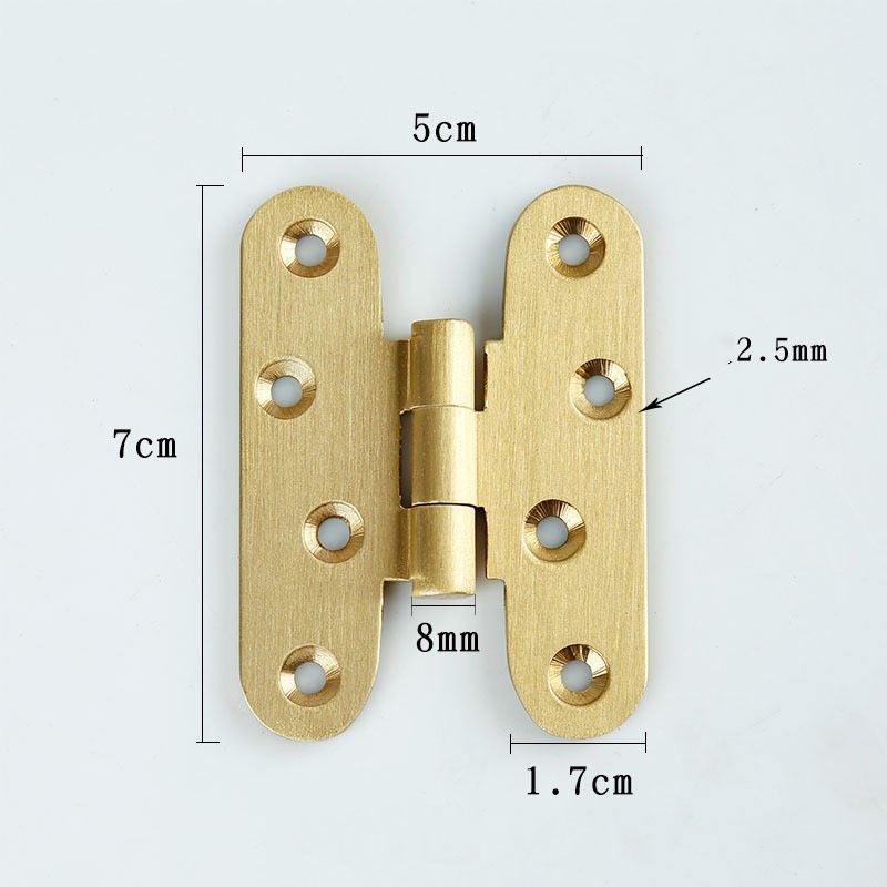 Butterfly-shaped folding hinge