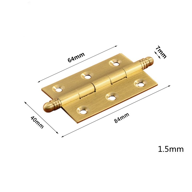 Concealed brass hinges