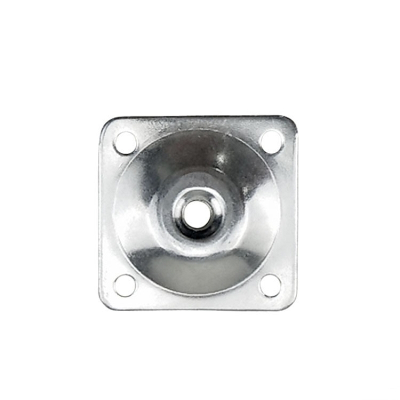 Table wooden legs connecting iron plates