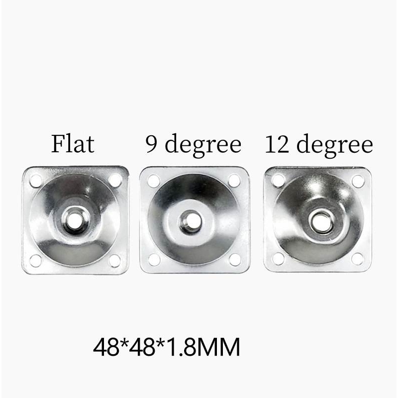 Table wooden legs connecting iron plates