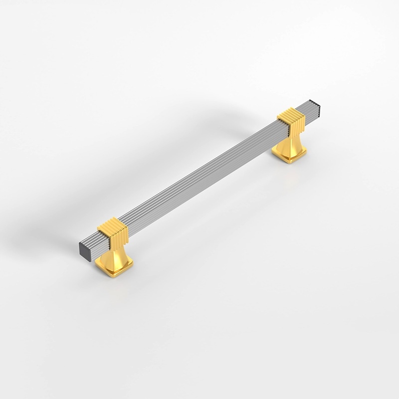 Striped aluminum alloy handle