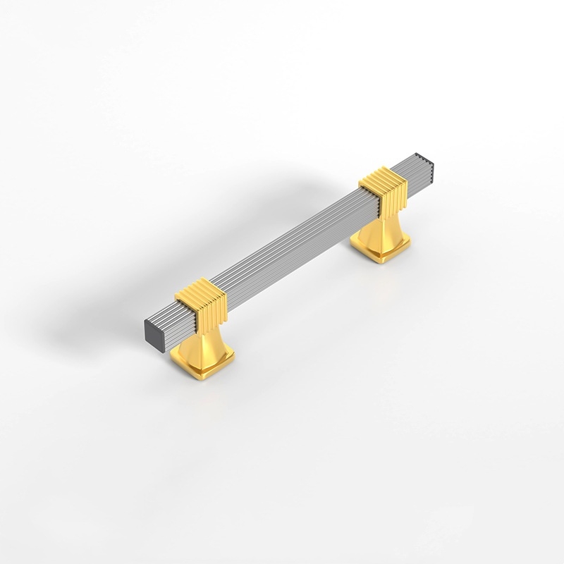 Striped aluminum alloy handle