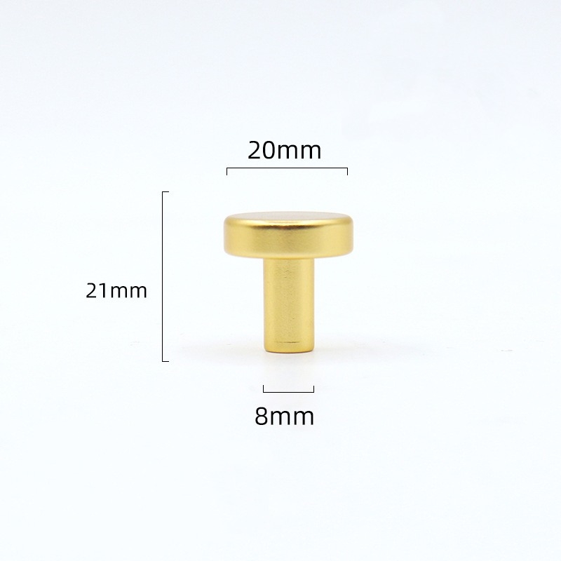 Aluminum alloy round single-hole handle