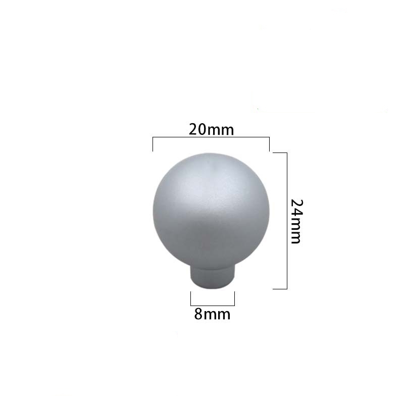 Spherical single-hole aluminum alloy handle