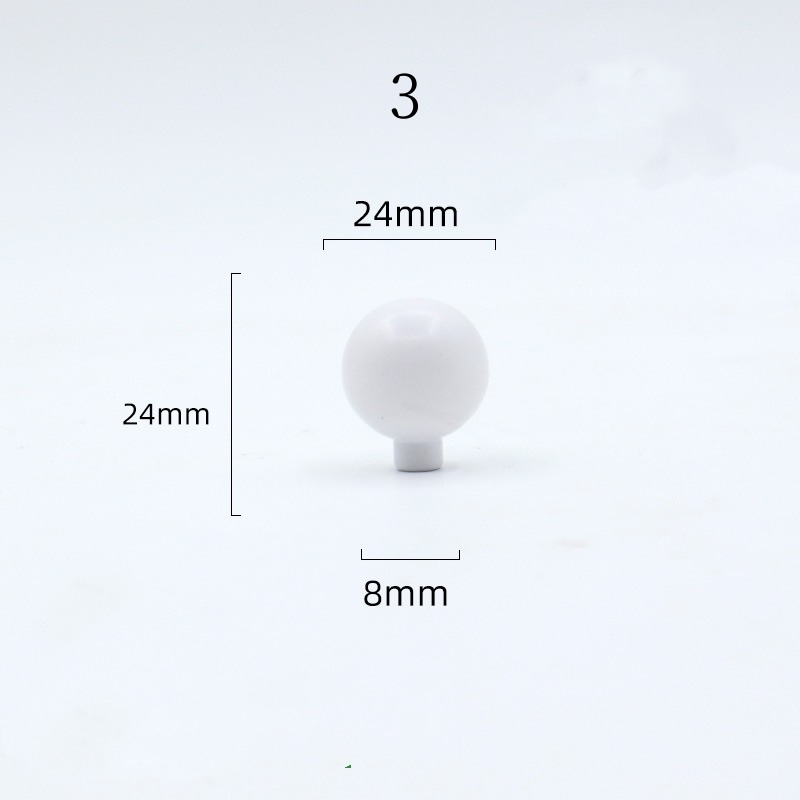 Simple spherical spray paint single-hole aluminum alloy handle